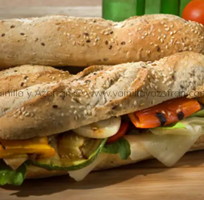 Sándwich vegetariano