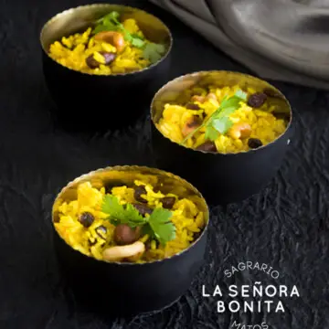 Arroz con cúrcuma y frutos secos