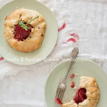 Galette de fresas libre de gluten