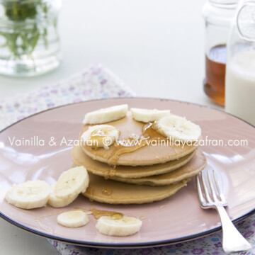 Pancakes de mantequilla de maní