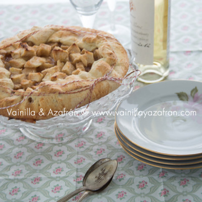 Galette (tarta rústica) de manzanas