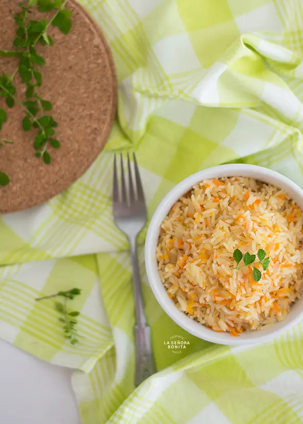 Deliciosa receta de Arroz Pilaf con Zanahoria