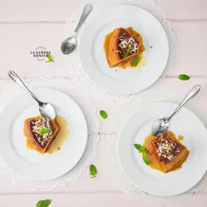 Delicioso Flan de Leche de Coco y Jengibre Fresco/ Sagrario Matos