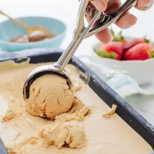 Helado Casero de Dulce de Leche, sólo 2 ingredientes, no necesitas máquina de hacer helados/ Sagrario Matos