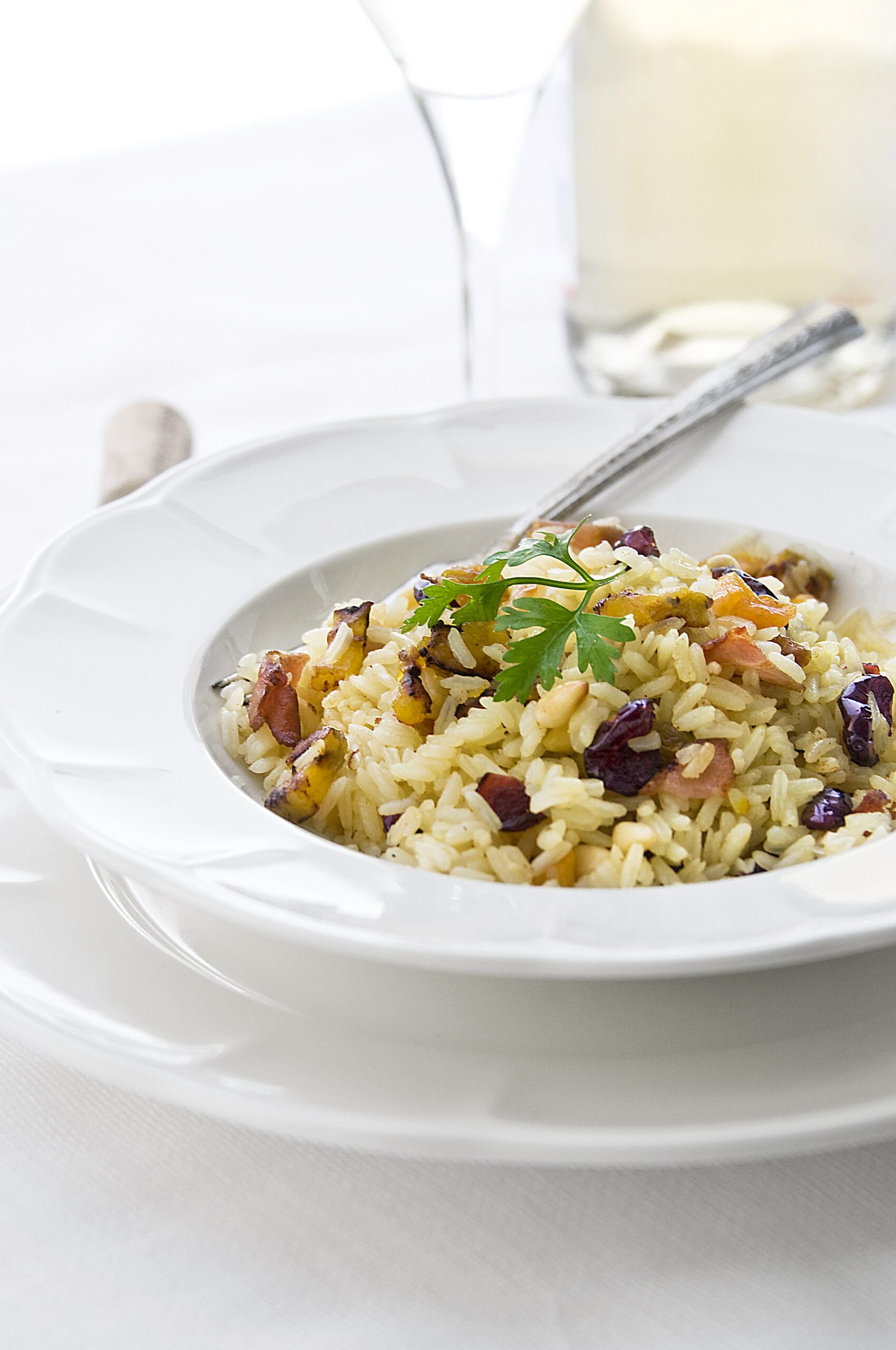 Arroz Con Tocineta Plátano Maduro Y Frutos Secos La Señora Bonita 